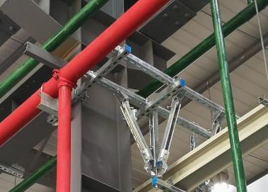 宁江该抗震支架的整体式支吊架结构协调性好
